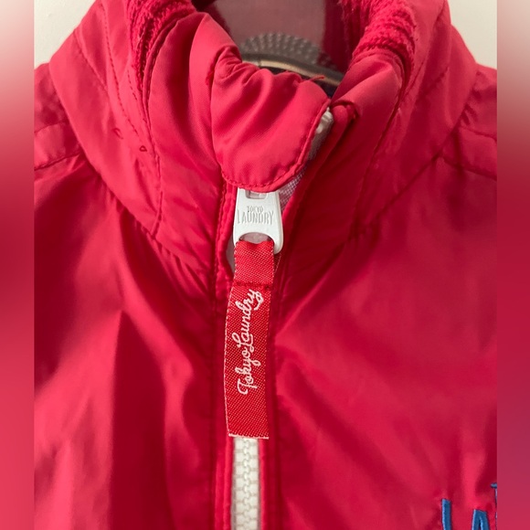 Tokyo Laundry Red Full Zip Track Windbreaker Jacket Size Small - Picture 7 of 11